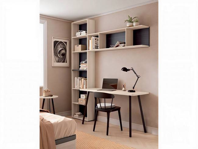 Dormitorio matrimonio actual cabezal kyma mesitas modelo CRETAB-13 - Imagen 2