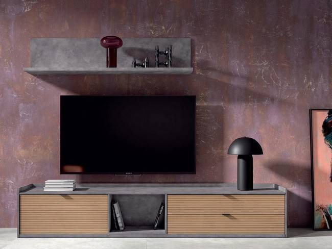 Mueble chill naturale moon rayado 251 ancho, CUBIKABOLD-114 - Imagen 1