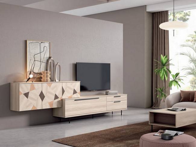 Mueble salón yours california 330 combinación módulos CUBIKABOLD-204 - Imagen 1