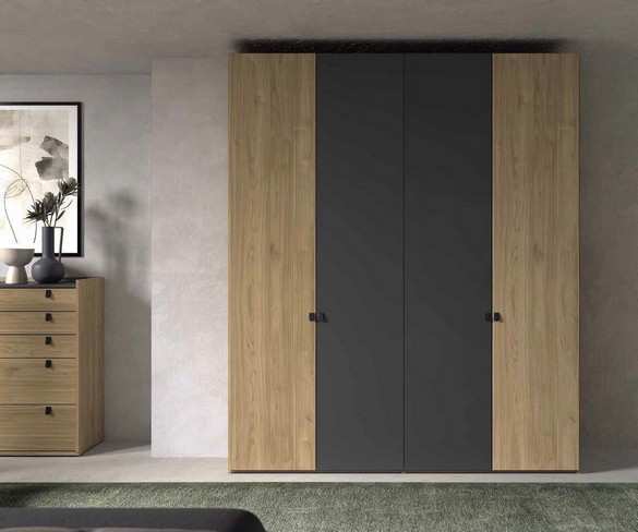 Armario acabado siena armazón 4 puertas batientes ECLIPSE-53 - Imagen 1