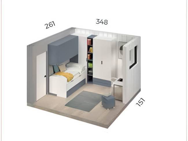 Habitacion Juvenil FORMAS-014 imagen 4