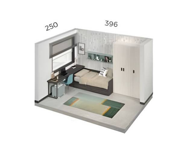 Habitacion Juvenil FORMAS-104 imagen 4