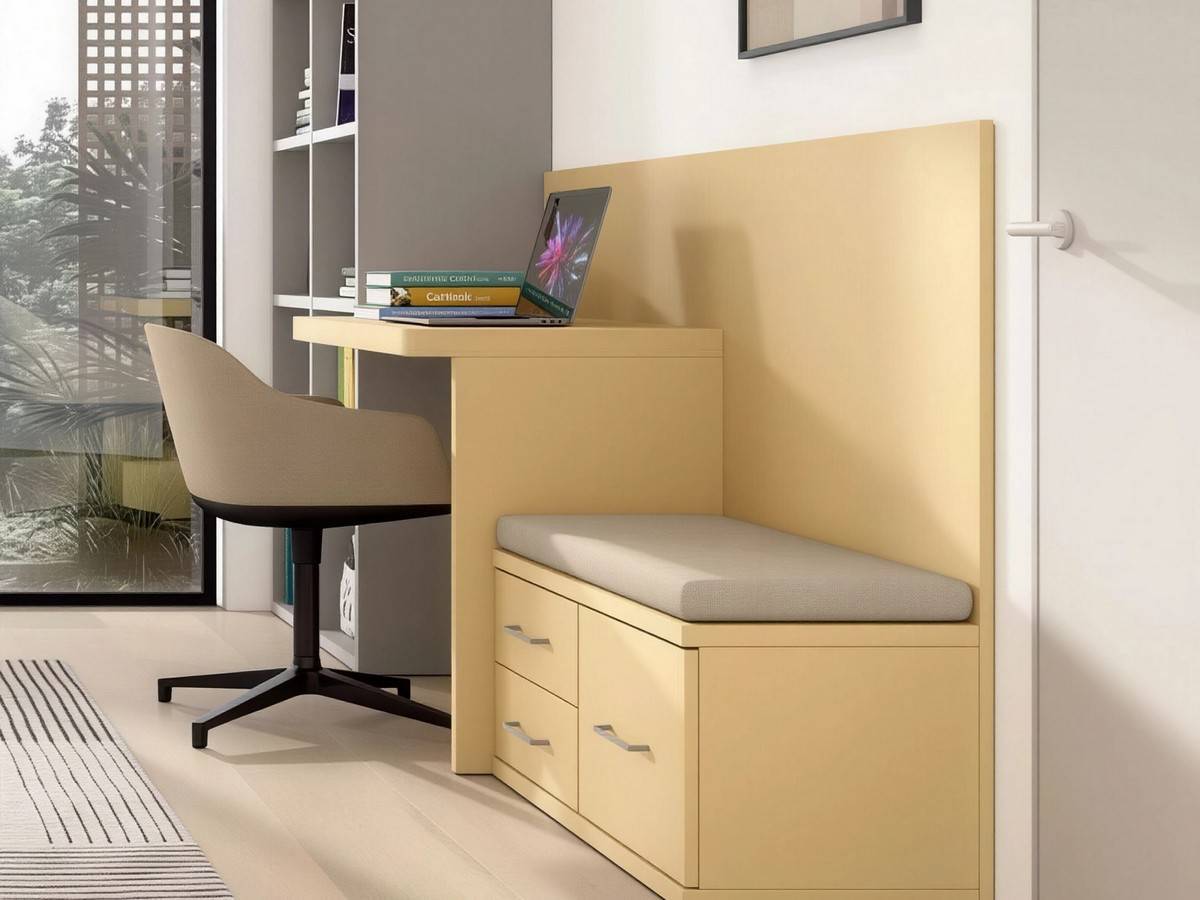 Cama compacto 30 módulo 4 contenedores arcón FORMAS-A051 - Imagen 2