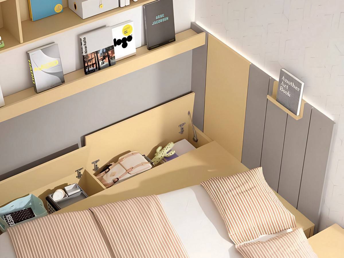 Cama compacto 30 módulo 4 contenedores arcón FORMAS-A051 - Imagen 5