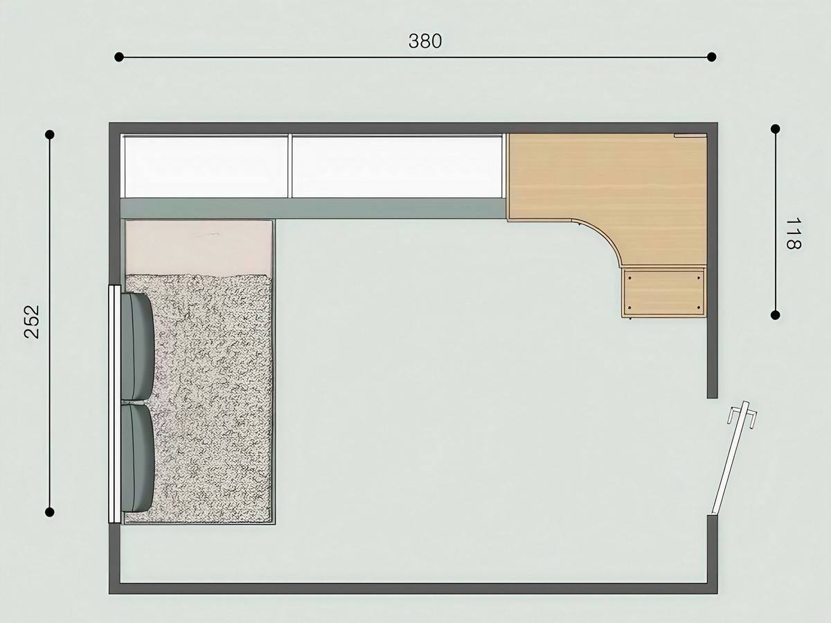 Compacto 31,5 base 30 2 cajones expo FORMAS-A063 - Imagen 6