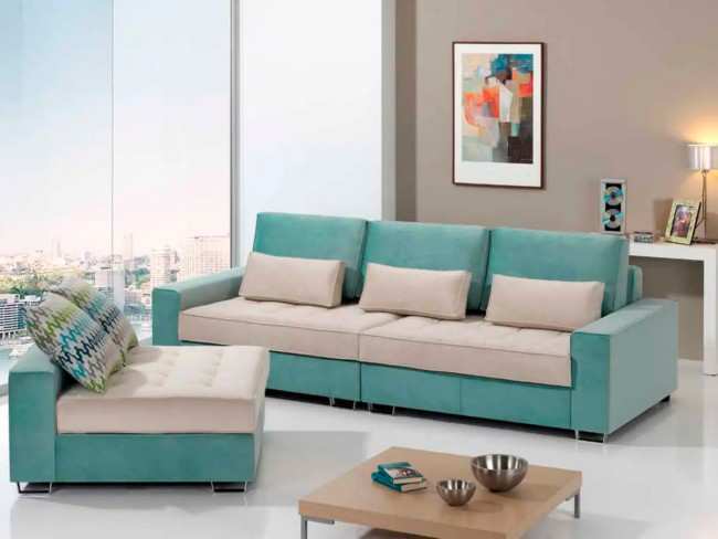Nuestros sofás modulares están diseñados para ofrecerte GM-CHAISE-IRENE - Imagen 1