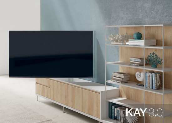 Mueble de salón modular con elección de panel TV.