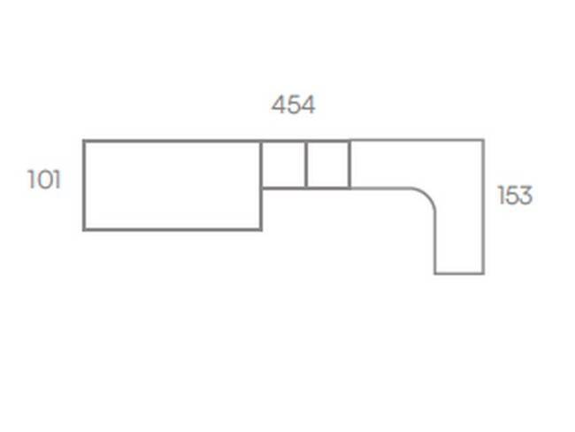 Habitacion Juvenil cama nido con base 30 con 2 laterales y respaldo mas 3 cajones . Modelo LIDER-222, imagen 3