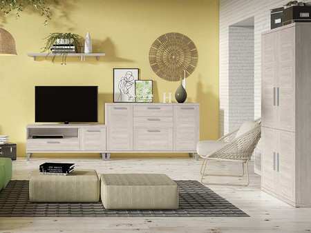 Mueble comedor aparador, estante pared patas MAK-15 - Imagen 1