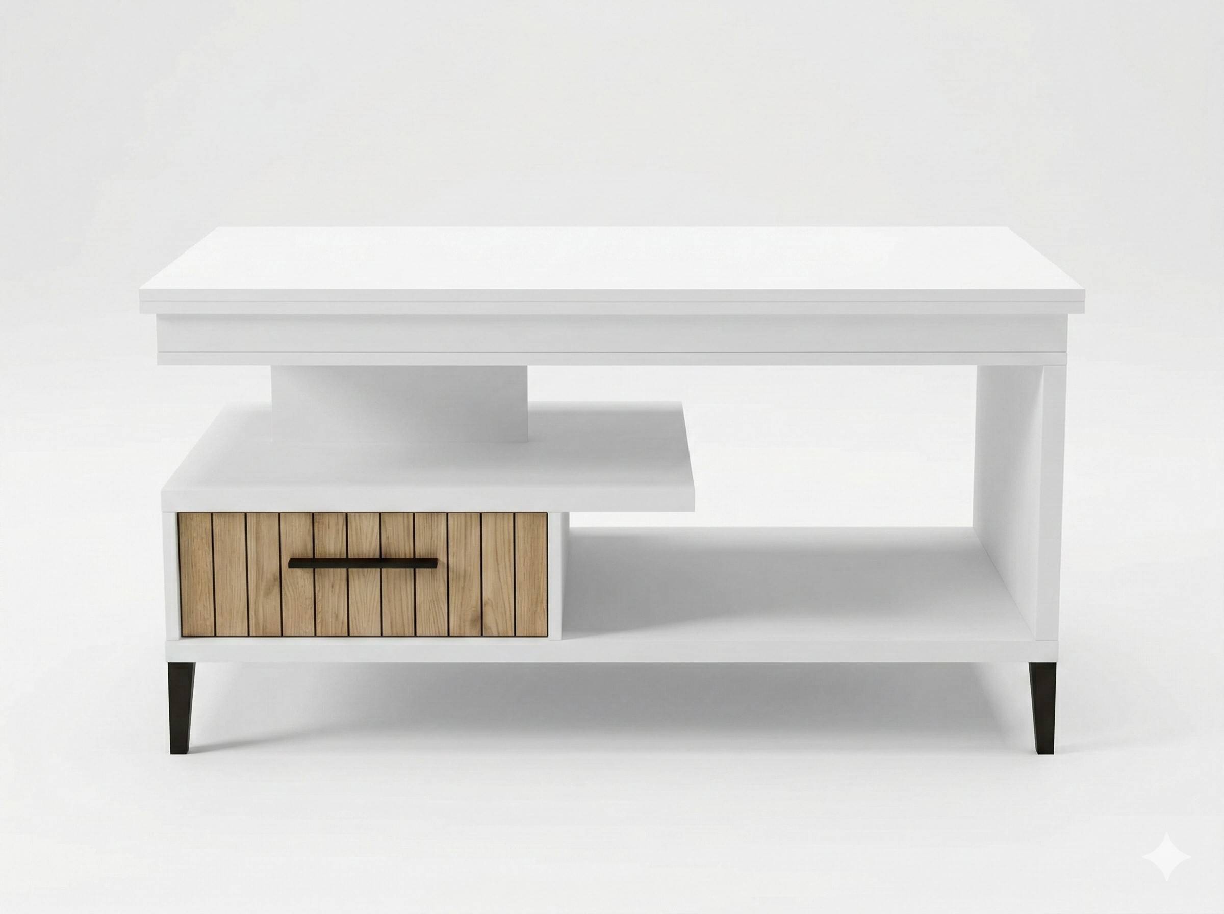 Mesa centro elevable convertible mesa comedor MESA-CENTRO-PATAS-ELEV - Imagen 1