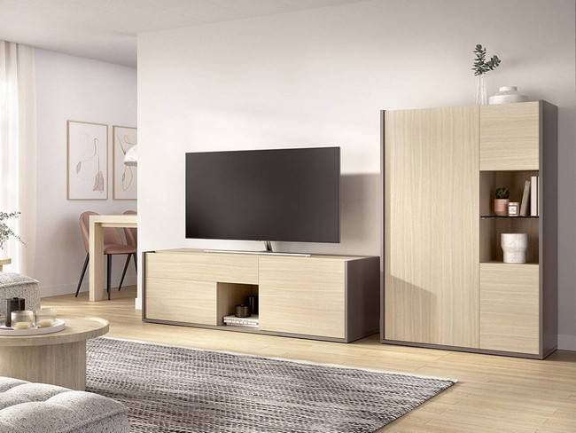 Composición salón bajo 150 mueble singular 82 NEWDUO-08 - Imagen 1