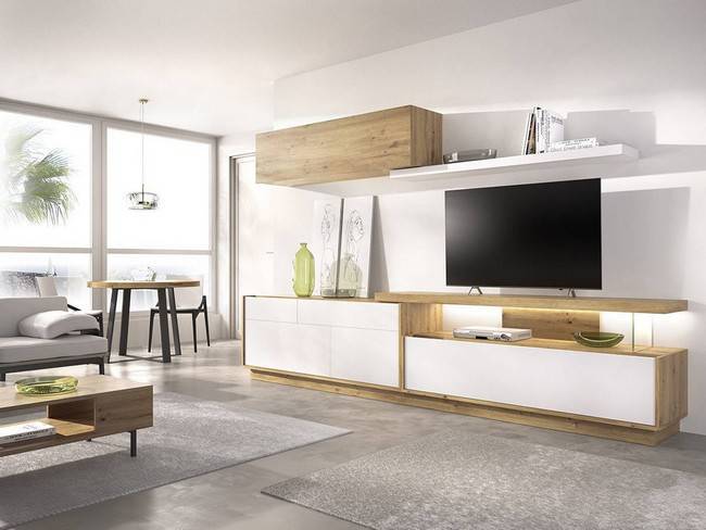 Muebles actuales de salon duo