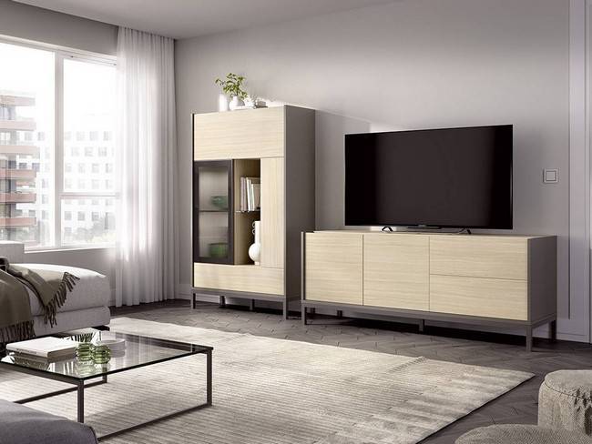 Composición salón 232 cajones puertas, fondo 45 NEWDUO-42 - Imagen 3