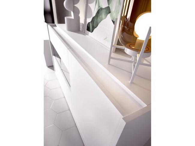 Composición mueble salón aparador estante 150 NEWDUO-43 - Imagen 3