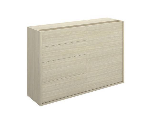 Aparador para salón 120 cuatro cajones puerta NEWDUO-63 - Imagen 3