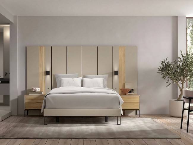 Dormitorio cabezal 12 292cm mesitas 62cm guía NOAR-316 - Imagen 1