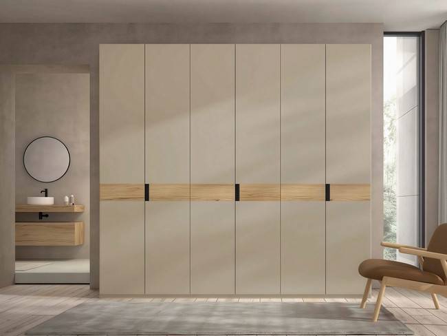 Armario 6puertas batientes franja horizontal 254cm casco NOAR-334 - Imagen 1