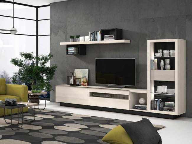 Estanteria pared atamborado 160x25x5 soporte estanteria pared OCEANS-45 - Imagen 1