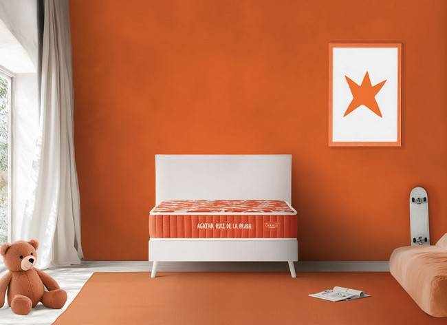 Colchón núcleo alta densidad visco espuma supersuave. ORANGE - Imagen 2
