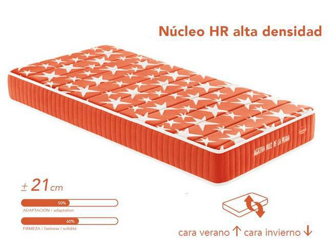 Colchón núcleo alta densidad visco espuma supersuave. ORANGE - Imagen 1