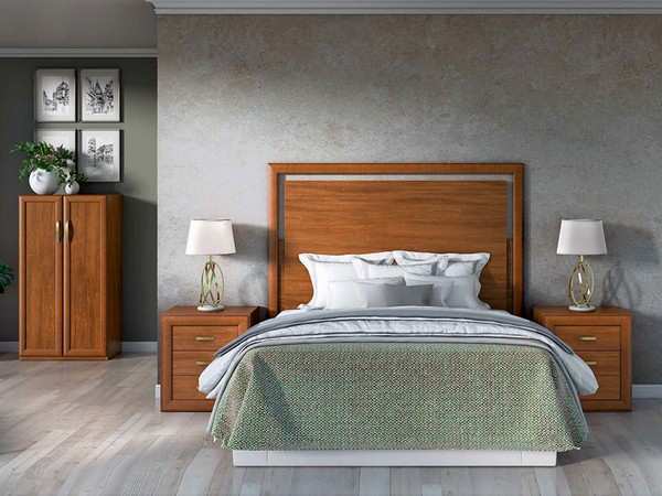 Cabecero pared 135 mesitas tres cajones armario PARMA-4003 - Imagen 1