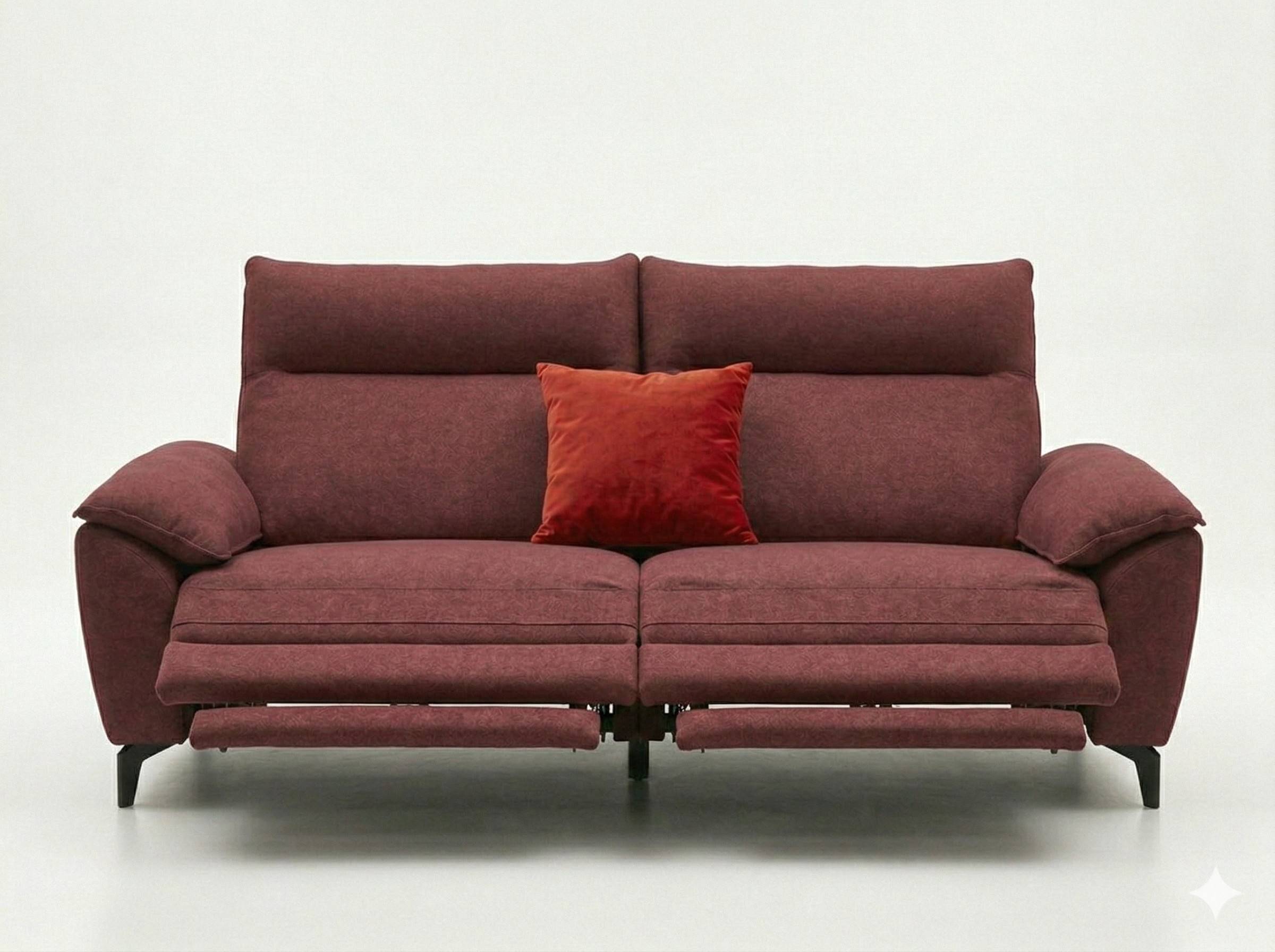 Sofa relax motorizado color wine RELAX-MOTOR-FORTE-WINE - Imagen 3