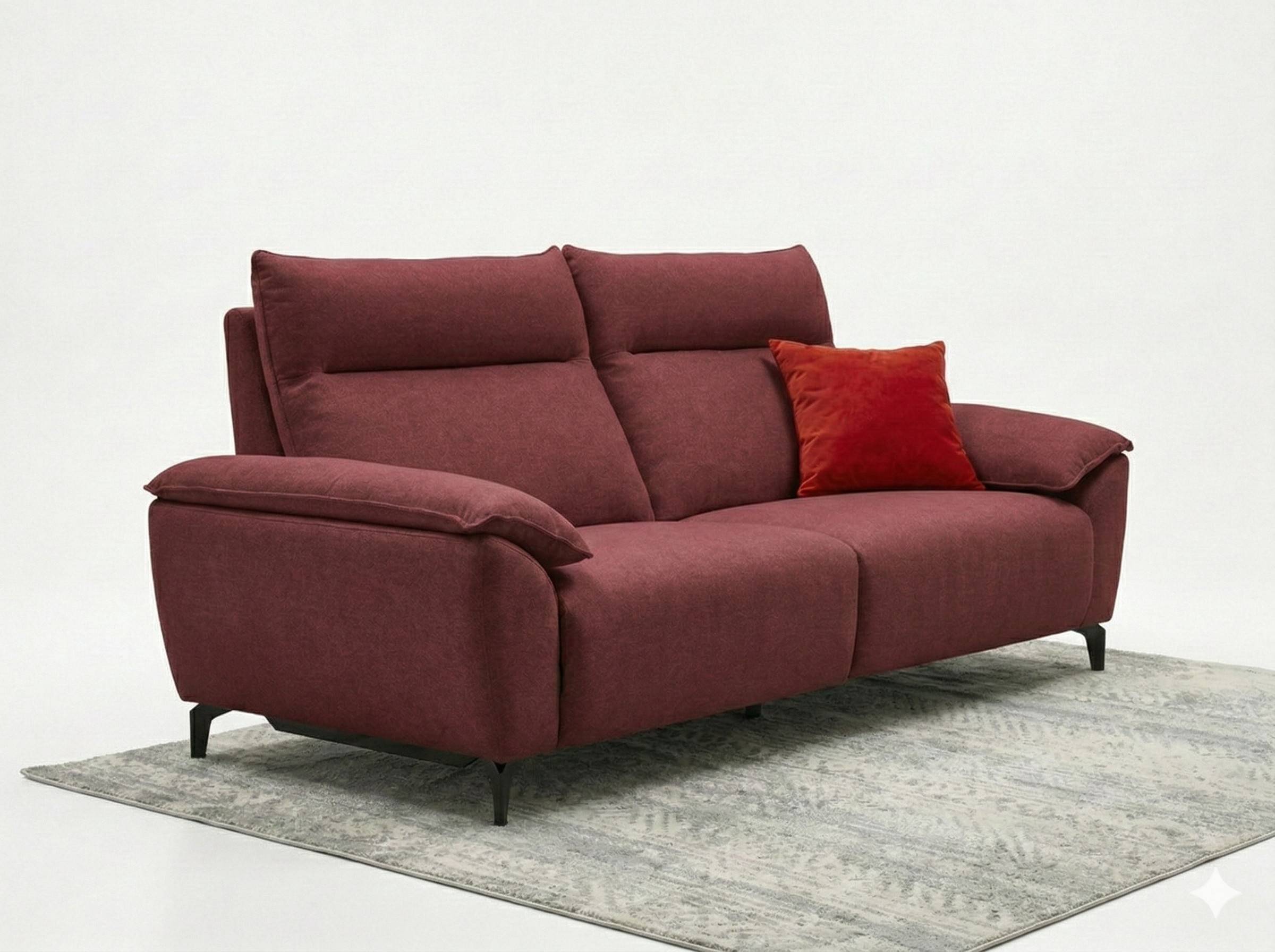Sofa relax motorizado color wine RELAX-MOTOR-FORTE-WINE - Imagen 1