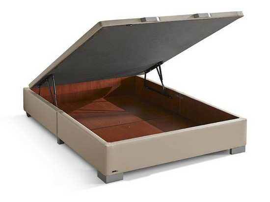 Arcon tapizado tela polipiel abatible gran capacidad SEEN-WOOD-PATAS - Imagen 1
