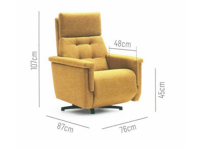 Sillón relax manual verde SILLON-RELAX-LUKA-FB - Imagen 4