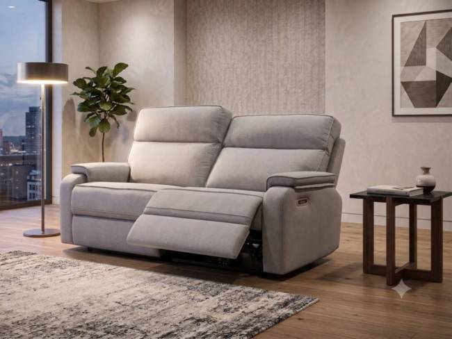 Sofa relax motorizado 3plazas 2 asientos botonera SOFA-3P-RELAX-NALIM - Imagen 1