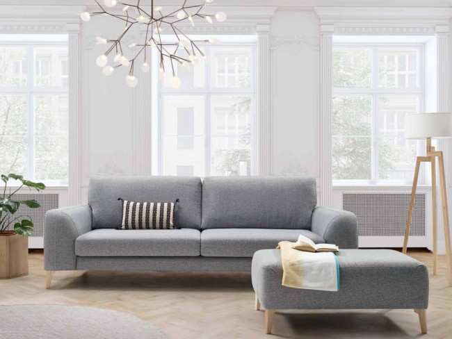 Sofá fijo desenfundable combina practicidad comodidad diseño SOFA-3PLAZAS-GOLEM-CLD - Imagen 1