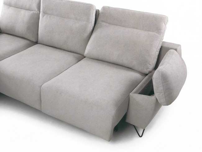 Sofá 300 asiento 40 carro deslizante, respaldo SOFA-CARRO-PATA-ALTA-KALA-FTR - Imagen 2