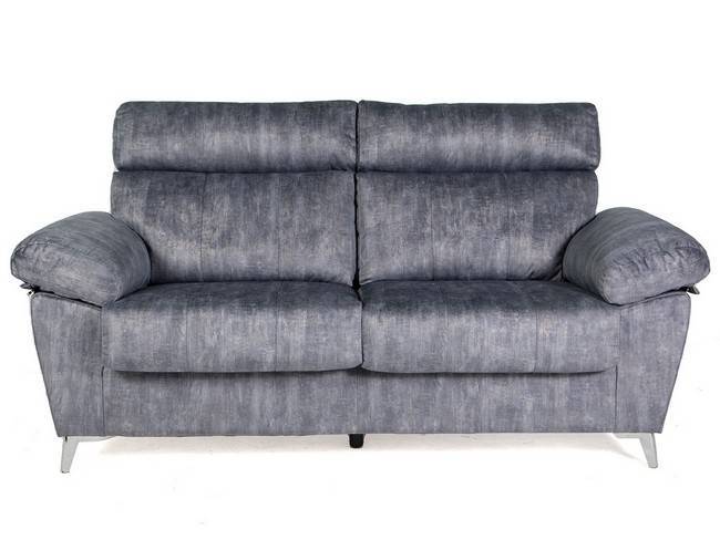 Sofá 204cm asientos fijos muelles poliuretano respaldos SOFA-FIJO-3PLAZAS-ALQUEVA-ALM - Imagen 1