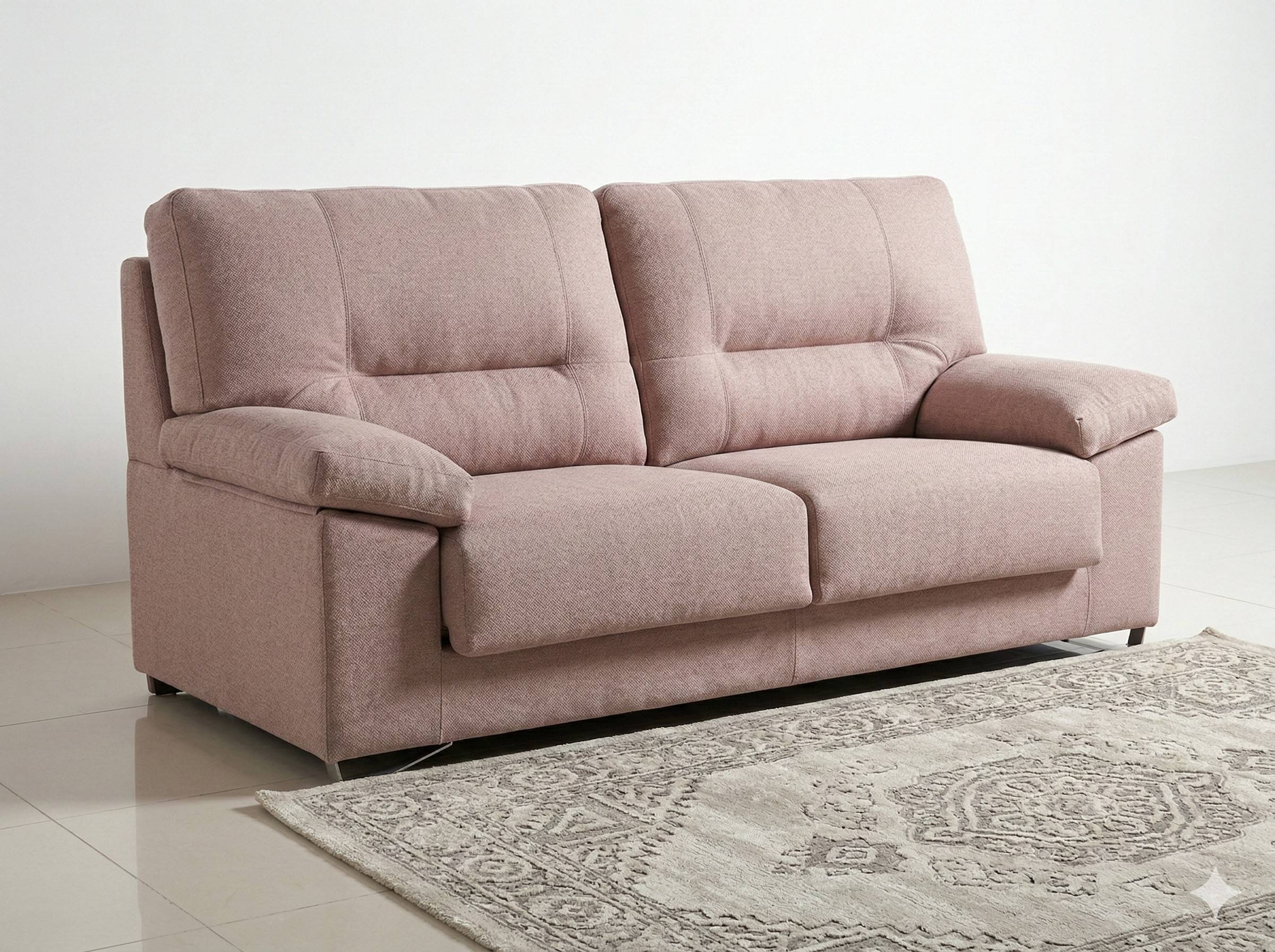 Sofa fijo 3plazas diseño moderno gran acolchado SOFA-LONDRES-FIJO - Imagen 2
