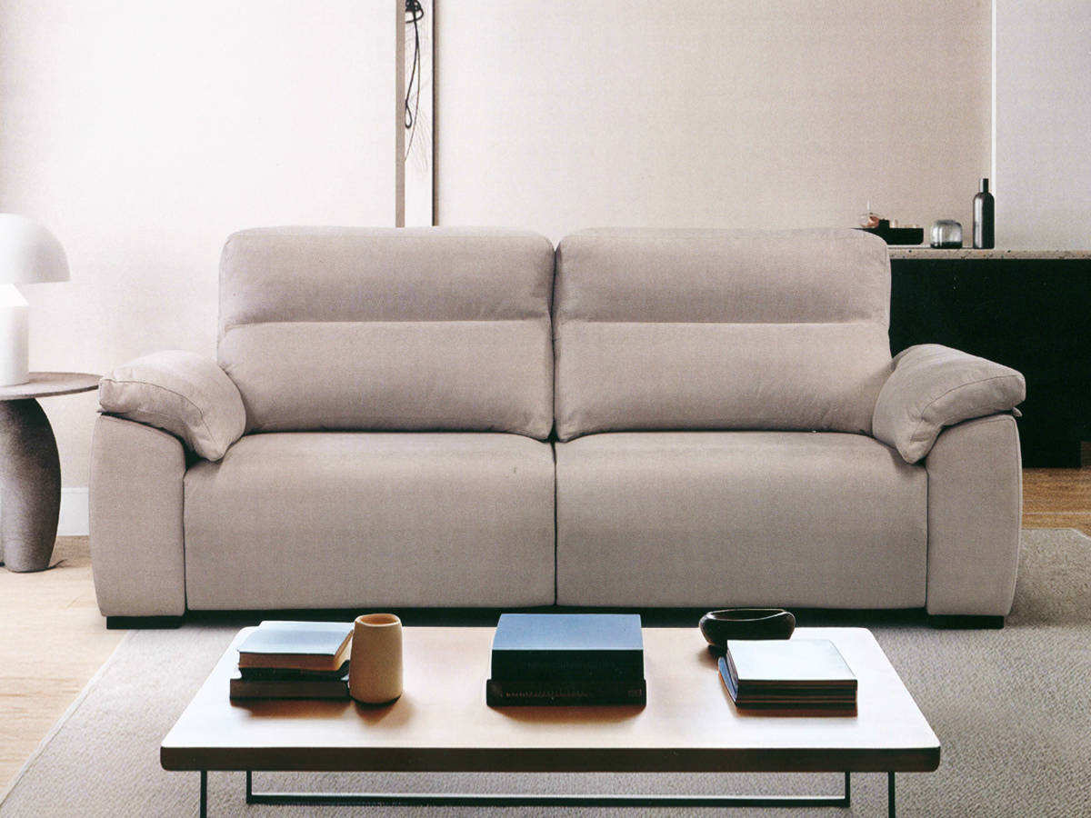 Sofá megan 212 estructura pino, muelles cabezales SOFA-MEGAN-OUTLET - Imagen 2