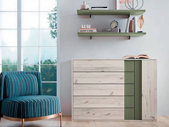 Cabezal hermes mesitas lusso para dormitorio moderno SONNO-11 - Imagen 3