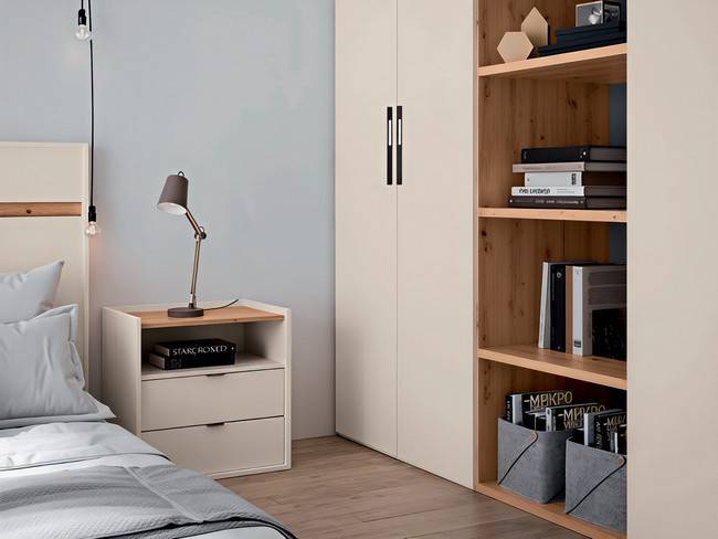 Cabezal juno mesita box, elegancia para camas SONNO-17 - Imagen 2
