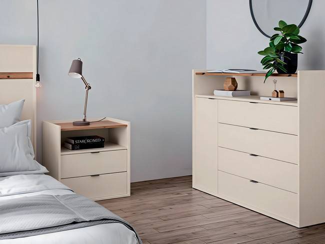 Cabezal juno mesita box, elegancia para camas SONNO-17 - Imagen 3