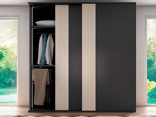 Conjunto armarios puertas batientes, ideal para dormitorio SONNO-AM-08 - Imagen 1