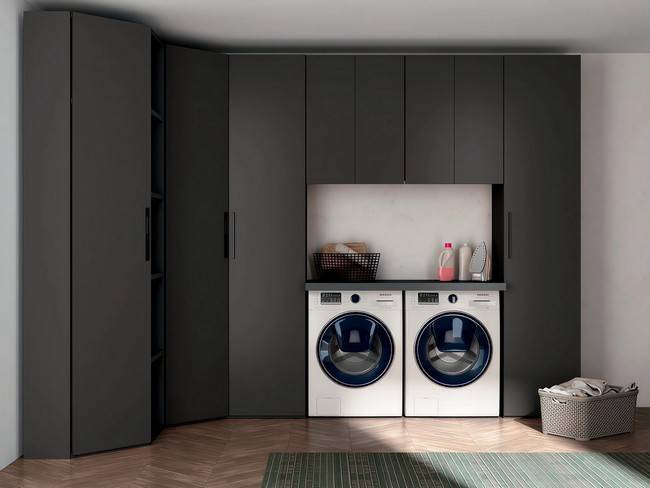 Conjunto armarios diseño moderno funcional para dormitorio SONNO-AM-09 - Imagen 1