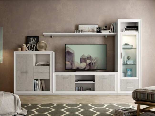Salón comedor moderno composición actual acabados equilibrados. TRIM-682 - Imagen 1