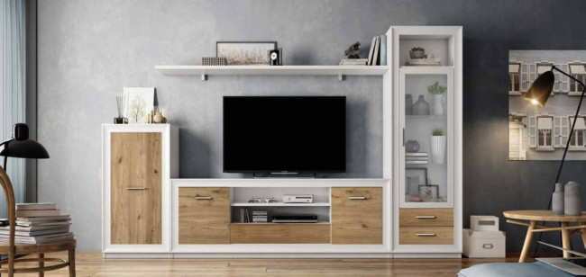 Salón comedor moderno equilibrio entre diseño almacenaje. TRIM-712 - Imagen 1
